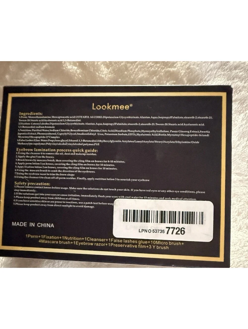 Lookmee Professional Brow Lamination Kit. Designed for Professional Results New